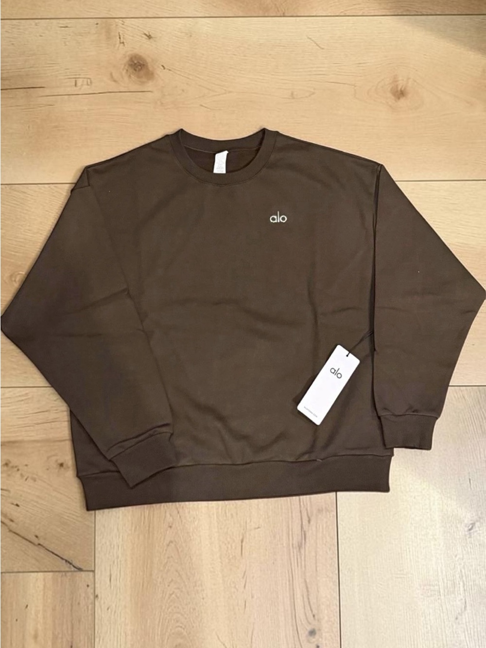 Alo Men's Espresso Crewneck Sweatshirt S-XL